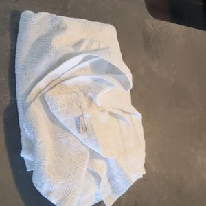 White Matelasse Coverlet